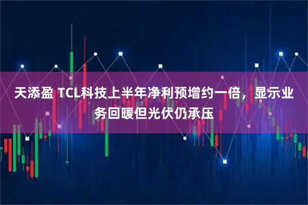 天添盈 TCL科技上半年净利预增约一倍，显示业务回暖但光伏仍承压