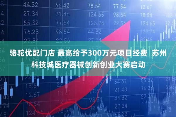 骆驼优配门店 最高给予300万元项目经费  苏州科技城医疗器械创新创业大赛启动