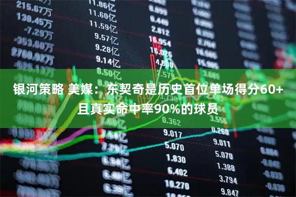 银河策略 美媒：东契奇是历史首位单场得分60+且真实命中率90%的球员